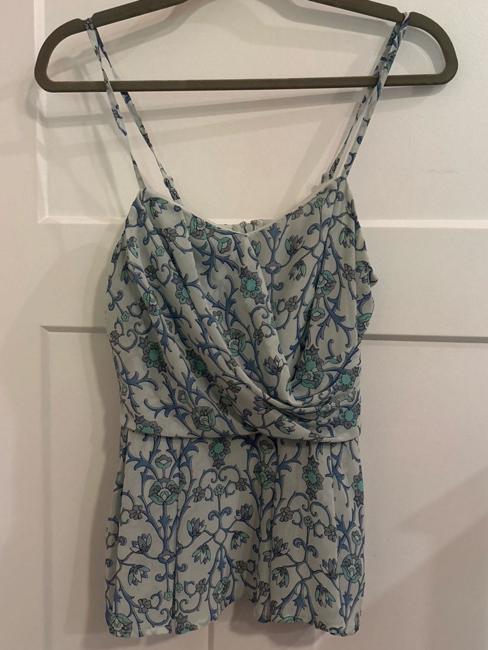 Forever 21 Blue & Cream Floral Mini Dress